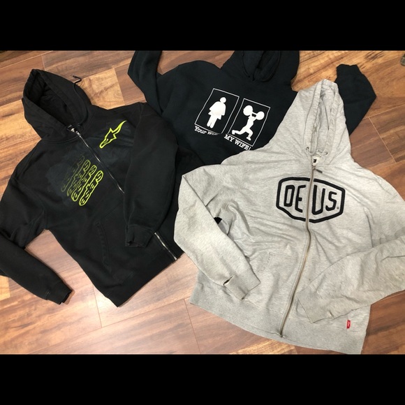 deus ex machina zip hoodie